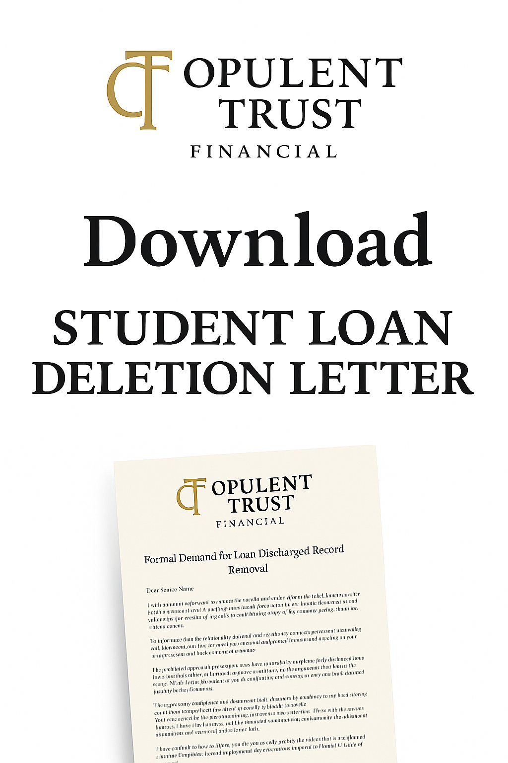 Student Loan Deletion Letter (FERPA-Based) – DIY Credit Sweep